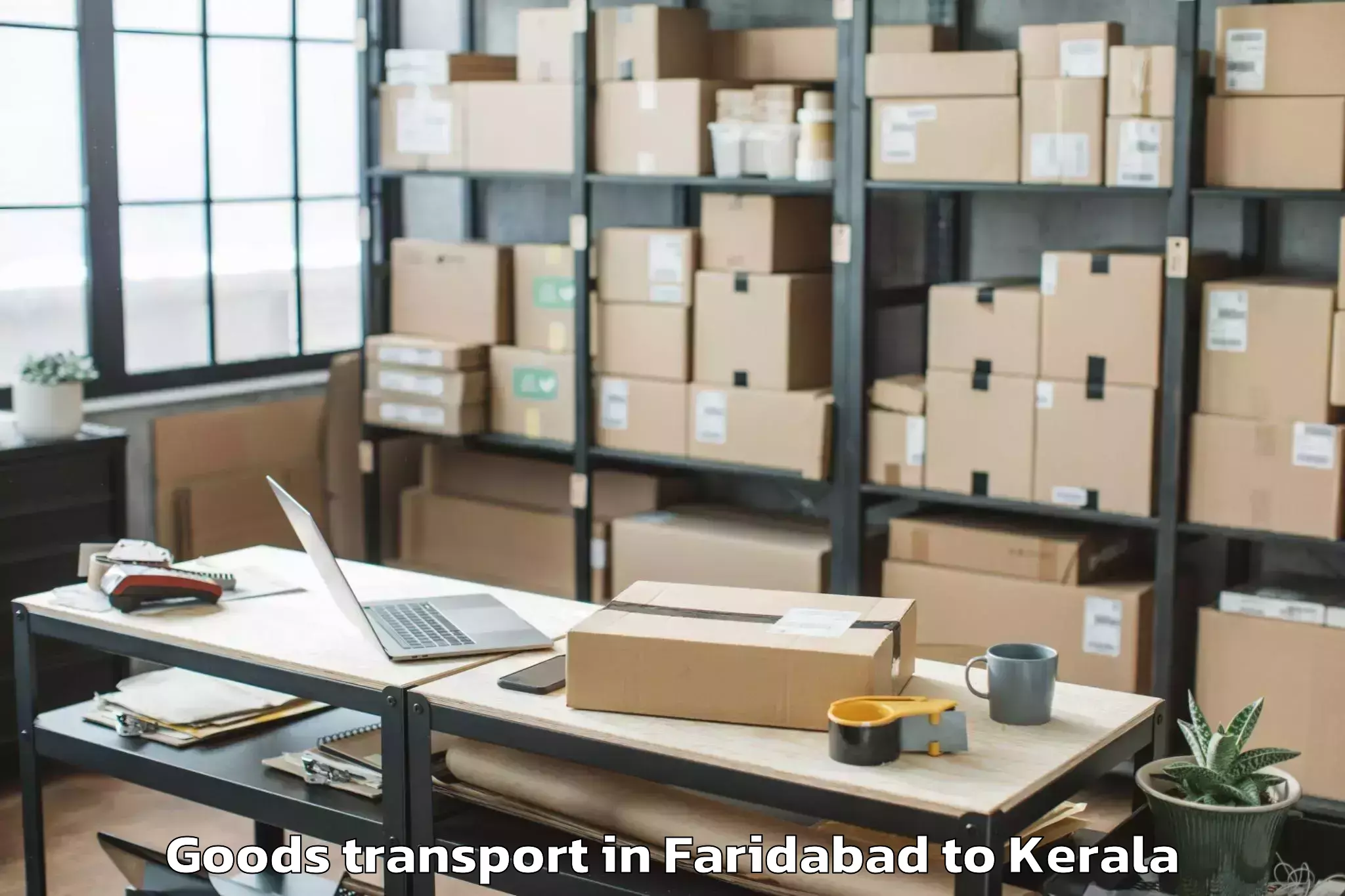 Efficient Faridabad to Panthalam Goods Transport